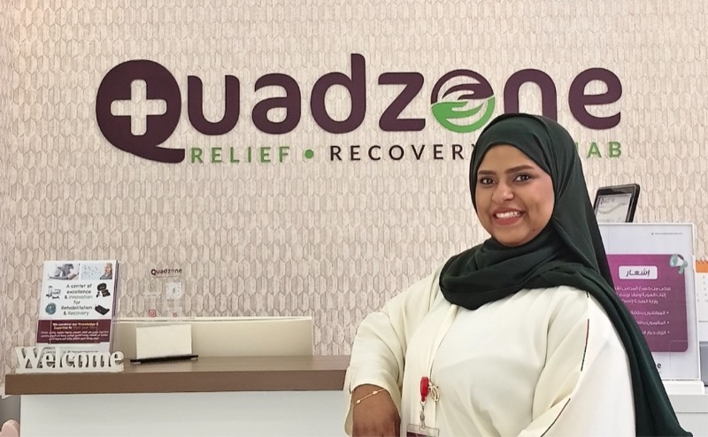 Welcome & Check-In at QuadZone Physiotherapy Muscat